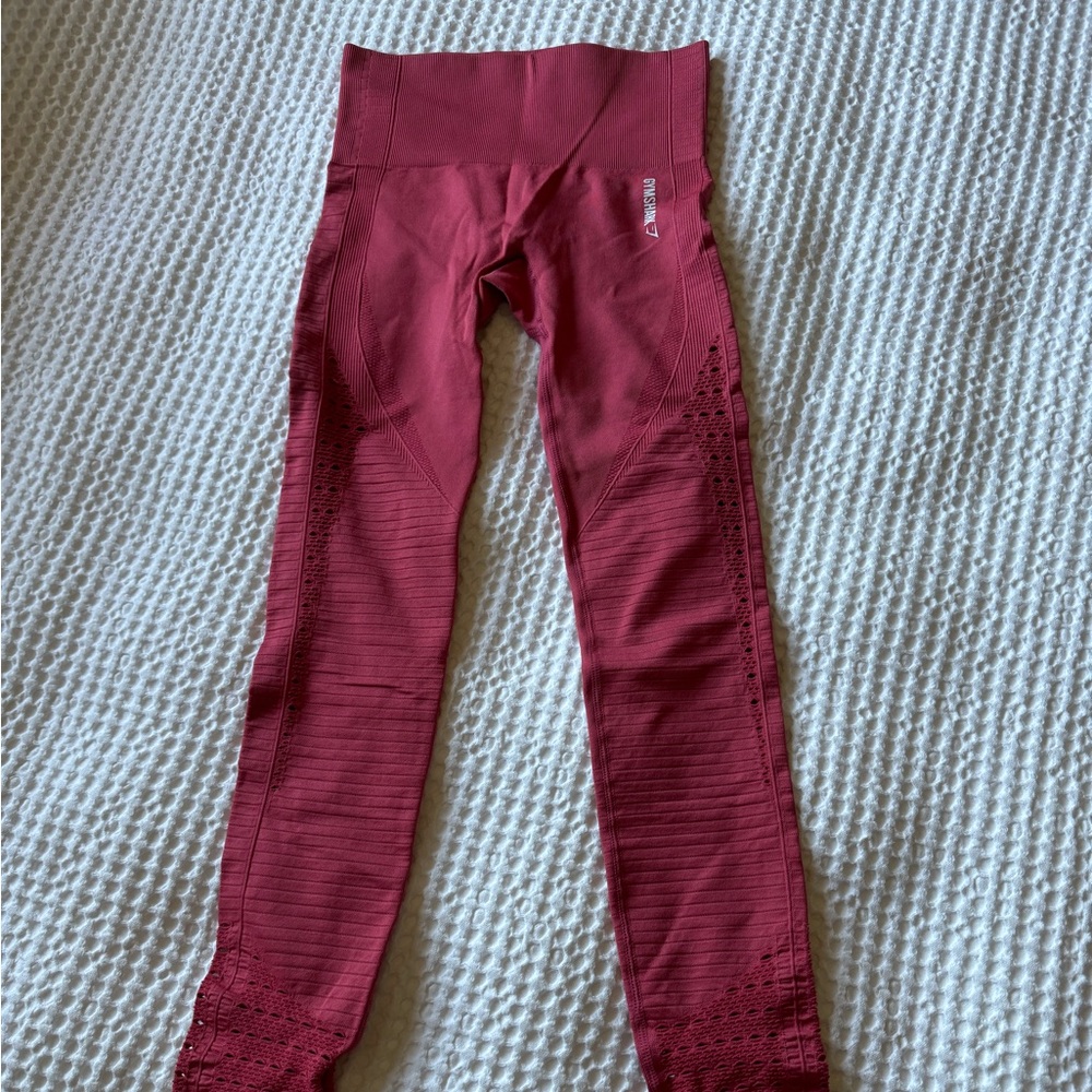Gymshark peachy pink leggings Sz Xs